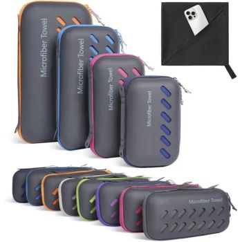 Quick Dry Microfiber Towel Set - 6 Pack Lightweight Sports Towels for Gym, Yoga & Travel - SUZHOU SENCH TEXTILE CO., LTD. - China