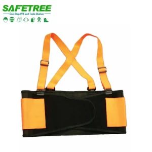 Hi-Vis Orange Back Support Belt 8'' Wide Adjustable Suspender Back Support Belt Safety Suspenders - Zhejiang Safetree Industry Tech Co., Ltd. - China