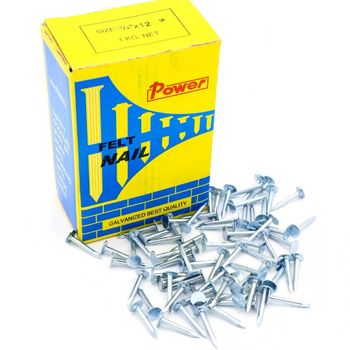 Felt Clout Nails Roofing Nails with Flat Head 1inhc 2inch 3inch 4inch Factory Supply - Linyi Power Metal Products Co., Ltd. - China