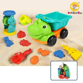 9 PCS Funny Summer Toys Cute Dinosaur Animal Design Beach Car Truck Set Toy for Kids - Best Link Toys Co., Ltd. - China