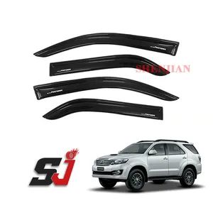 Innovatory High Quality Rain Guard Vent Shade Window Visors Fits 2012 Fortuner - Guangzhou SHENJIAN Car Accessories Co., Ltd. - China