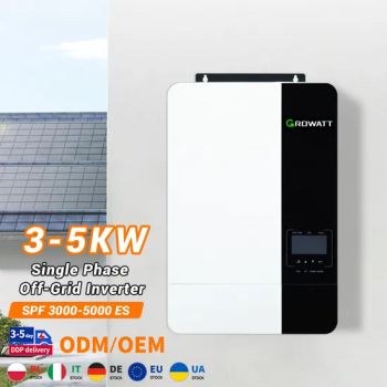 Factory Wholesale Growatt SPF 3000 5000 Es 3000W 5000W Single Phase off Grid Inverter 220V Hybrid Inverter Solar Energy System - Shenzhen Lizhixin Technology Co., Ltd - China