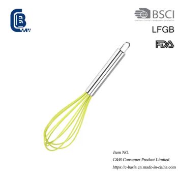 Hot Sell Silicone Egg Beater with Stainless Steel Manual Egg Whisk Kitchenware Kitchen Tools Baking Tool - Yangjiang C&B Consumer Product Limited - China
