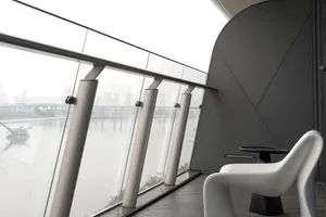 Foshan Modern House Balcony Balustrade Aluminum Glass Stair Handrail Railing - Guangzhou Wintong Aluminium Products Co., Ltd. - China