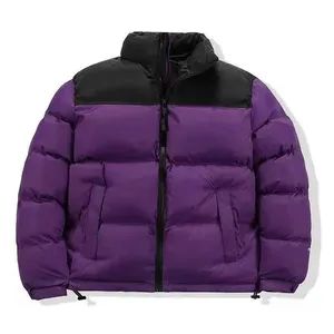 Men Women Cotton Down Parka Long Sleeve Hooded Puffer Jacket Windbreakers Outerwear Causal Mens Jackets Thick Warm - Down Jacket and Designer Jacket Price - Luhua Nong Trading Co., Ltd., Fengze District, Quanzhou City - China
