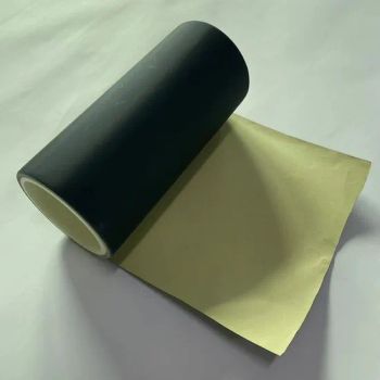 Black 0.2mm Non-Fire Retarded Acetate Tape with Yellow Release Paper Liner for Sealing Tools Electronic Products Mechanical Equipment Furniture Sports Equipment - Dongguan Keraf Electronic Technology Co., Ltd. - China
