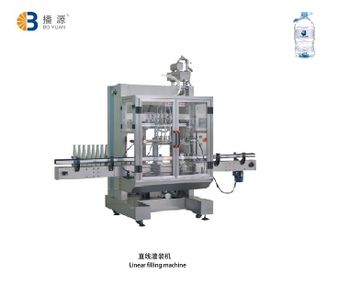 Linear Bottled Water Filling Machine Weight (kg) 423 Color Transparent Size 800X1500X1600mm Form Rectangular, Round Material Glass, Plastic - Guangzhou Boyuan Machinery Co.,LTD. - China