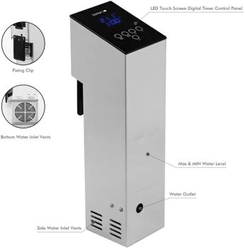Fashion Stainless Steel Stainless Steel Thermal Immersion Circulator Immersion Touch Sous Vide Cooker Industrial Sous Vide Slow Cooker From China for Sale - Xiamen Yeasincere Industrial Corporation - China