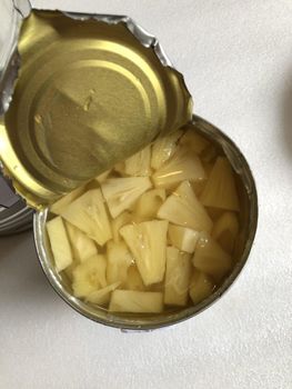 Canned Pineapple Pieces - HP FOOD CO., LTD - Vietnam