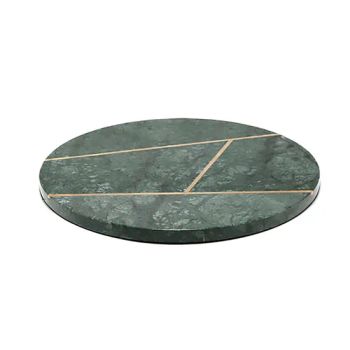 Wholesale Geometric Green Circular Rectangular Marble Restaurant Kitchen Decorative Tray Fruit Tray - Shenzhen Carol Mendisi House Accessories Co. Ltd. - China