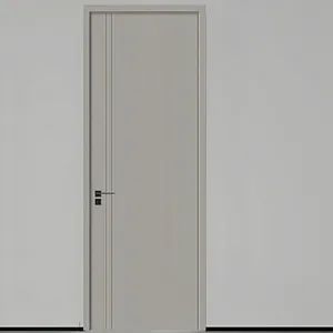 High-Quality Minimalist Solid Wood Doors for Elegant HDF Interior Room Wooden Doors - Chongqing Xinyuanlin Trading Co., Ltd. - China