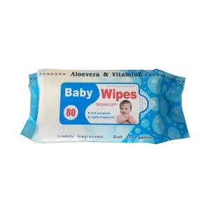 80 Counts Baby Wipes Sensitive Biodegradable Newborn Baby Wet Wipes - Wenzhou Aoding Industry Co., Ltd. - China