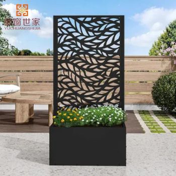 Garden Flower Box Design Aluminum Planter Pot for Real Estate Coffee Shop - Foshan Yuchuang Shijia Metal Products Co., Ltd. - China
