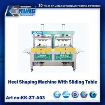 Heel Shaping Machine with Sliding Table Origin China Weight 590kg Power 14.5kw Condition New Model Zt-F6-2 Trademark - QUANZHOU KINGKUNG IMP. AND EXP. TRADE CO., LTD. - China