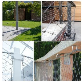 304 Stainless Steel Wire Rope Mesh Fence for Stair Railings and Bridges - Shijiazhuang Songhang Import and Export Trading Co., Ltd - China