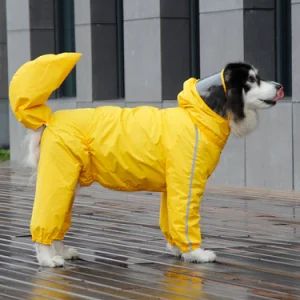 Wholesale Custom Comfortable Large Pet Clothes Safety Reflective Waterproof Pet Dog Fourlegs Raincoat - WOR-BIZ INDUSTRAL PRODUCT CO., LIMITED (ANHUI) - China