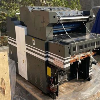 Two Color Stellate Offset Printers Machine Voltage 220V Frequency 50Hz Color Type Two Color No. of Ink Rollers 2 Colour Output 2 - Sarvodaya Offset Trading Company - India
