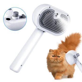 Wholesale Pet Grooming Products Rechargeable Spray Comb Brush Which Can Be Fill Water - Big Face Co., Ltd - China