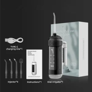 Water Flosser 140psi High Pulse Small Oral Irrigator 180ml Tank Water Jet Flosser H2O Oral Irrigator - Jiangxi Dentalbright Technology Co., Ltd. - China