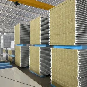 Wholesale of Rock Wool Sandwich Panels, Customized Specifications of Fire-Resistant Insulation Boards for Industrial Plants - Yantai Asa Steel Building Co., Ltd - China