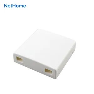 FTTH Drop Flat Cable Pto 2 Core Rosette 86X86mm Fiber Faceplate - Shenzhen NetHome Technology Co.,Ltd - China