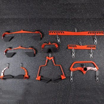 High Quality Home Gym Fitness Smith Machine Accessories Cable Handle Press Down Bar Pull up Holders - Qingdao Modun Industry & Trade Co., Ltd. - China