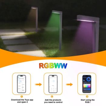 Smart RGB Brass Outdoor LED Yard Lawn Garden Low Voltage Bollard Lights - Lutou Technology (Shenzhen) Co., Ltd. - China