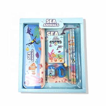 Back to School Promotional Cartoon Cute School Kit Supplies Items Kids Stationery Set - Ningbo Colorswoo Art Supply Co., Ltd. - China