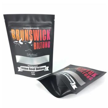 Custom Reusable Foil Lining Moistureproof Smellproof Zipper Food Stand up Beef Jerky Pouch - Dongguan Fuhehu Packaging Co., Ltd - China