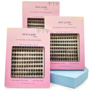 New DIY Cluster Eyelash Extension Bunch Lashes 3D Fluffy Segmented Russian Volume Individual Lash Glue-Based Super Fine Band - Qingdao Tormays Industry & Trade Co., Ltd. - China