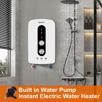 Wall-Mounted OEM Smart Bath Electric Heater Booster Pump Tankless Water Heaters Instant - Zhongshan Chongde Electric Co., Ltd. - China