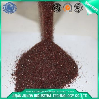 Abrasive Sandblasting/Garnet Sand 30-60# for Sandblasting Imenite 1-2% Free Silica No Origin Jiangsu HS Code 251320 Hardness 8 - Jinan Junda Industrial Technology Co., Ltd. - China