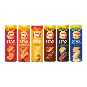 Lay's Stax Potato Chips Snack Crispy 90g (Classic, BBQ, Spicy Lobster, Squid, Cheddar Cheese, Wague Beef) - FMCG VIET CO., LTD - Vietnam