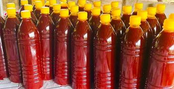 Crude Palm Oil Color Yellow Place of Origin Liberia Packaging 1 and 5 gallon containers Quality Standard Strict Quality Control Standards - Calaw Foods Inc  - Liberia