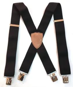 Heavy-Duty Suspenders, Work Suspenders, Braces (SUS-HD50BK) - Dongguan Mengqi Pet Products Co., Ltd. - China