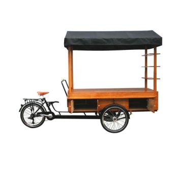 Customizable Adult Tricycle Electric Cargo Bike Vending Bicycle Outdoor Food Truck Tricycle Cargo Beverage Drink Coffee Van Food Cart - ZHENGZHOU REALLY IMP. & EXP. CO., LTD. - China