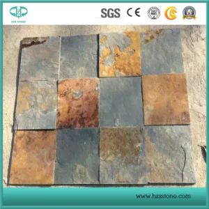 Slate Mosaic/Yellow Slate, Rusty Slate for Outdoor - Xiamen Hongzhanxing Co., Ltd. - China