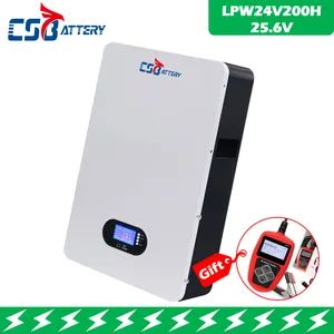 Csbattery Smart Rechargeable Home Use 24V200ah LiFePO4 Lithium Ion Solar Powerwall Batteries - CSBattery Energy Co., Limited - China