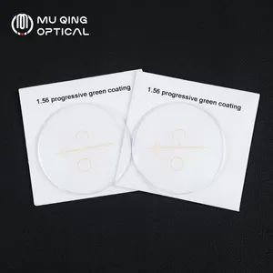 Muqing 1.56 Progressive Reading Eyeglasses Lenses Hmc Green Coating Optical Lenses - Shanghai Muqing Optical Glasses Co., Ltd. - China