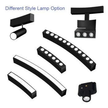 Creative Flexible Architectural Solution Design Light Magnetic LED Track Light - Shenzhen Enrich Lighting Co., Ltd. - China