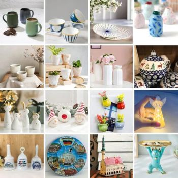 Wholesale Price OEM Manufacturer Customized Home Garden Wall Porcelain Souvenirs Gifts Decors Ornaments Handmade Custom Ceramic Cr - Yiwu Superstar Creation Company - China