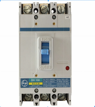 Dh 100 Moulded Case Circuit Breakers, 100A 003 004 Brand L&T Voltage 415V Rated Current 100A Current Rating 200A Breaking Capacity - Grow More Enterprises - India