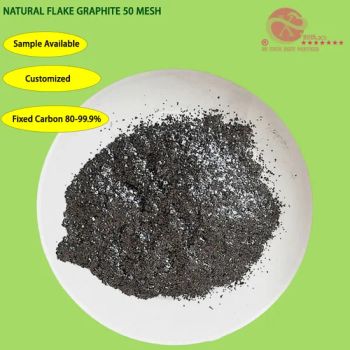 Customized 50 Mesh Flake Graphite Used for Coating Graphite Electrode Powder Pencil Lead and Ink Flake Graphite 95-98% Fixed Carbon - Hebei Xingshi New Material Technology Co., Ltd - China