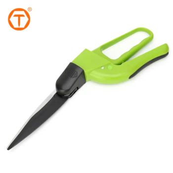 360 Degree Swivel Blade Plant Cutting Garden Shears Wavy Lawn Grass Scissors with Safety Lock Grip - Hebei Sinotools Industrial Co., Ltd. - China