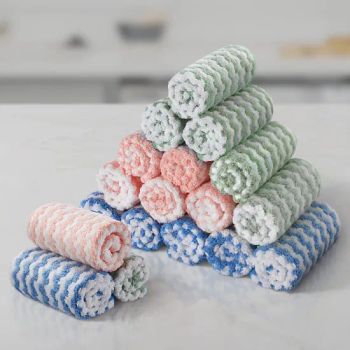 Washing Rags Kitchen Drying Washcloths Dish Microfiber Cleaning Cloth - GOOD SELLER CO., LTD - China