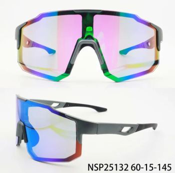 PC Sun Glasses Fashion PC Frame Sports Sunglasses with Mirror Polarized Coating Lens Nsp25132 - Wenzhou Ouyuan Optical Co., Ltd. - China
