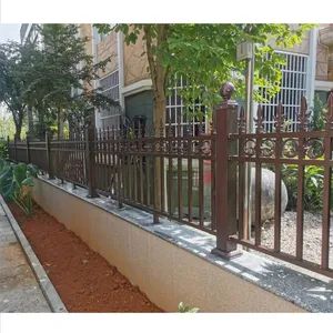 Factory Wholesale New Style Black Aluminum Security Garden Products Privacy Fence Fencing Panel and Glass Handrail for Stairs - Hu' Nan Jinchuangxing Building Materials Technology Co., Ltd. - China