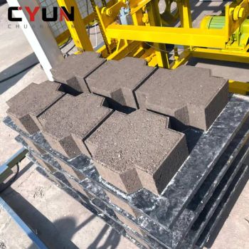 Qt4-16 Interlocking Brick Molding Paving Slabs Concrete Block Making Machine - Linyi Chuangyun International Trading Co., Ltd - China