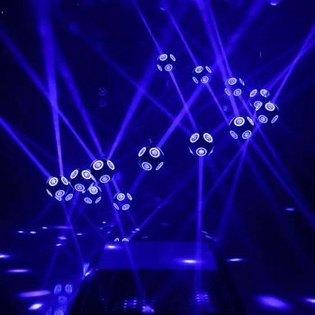 High Quality Nightclub Newest Disco Ball Beam Lighting Systems RGB Disco Kinetic Lift LED Football Beam Light - Guangzhou X Lighting Co., Limited - China