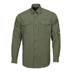 Breathable Men Nylon Outdoor Cargo Solid Shirts Long Sleeves Casual Shirts Mens Solid T Shirt - China Xinxing Shanghai Import and Export Co., Ltd. - China